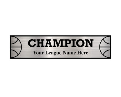 3 Column Basketball / Fantasy Basketball League Plate